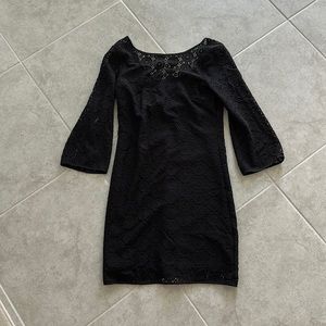 Lilly Pulitzer Size S Black Lace Dress